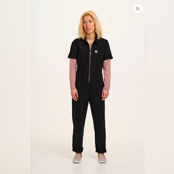 New Lucy & Yak Rex black jumpsuit US 12P - Picture 5 of 7